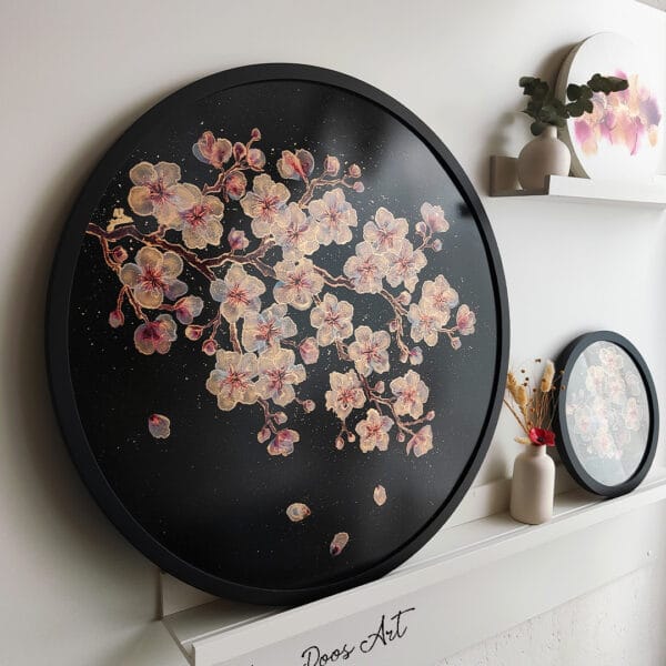 Golden Blossom Large Round Original