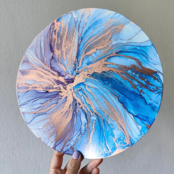 Blue & Purple Spiral