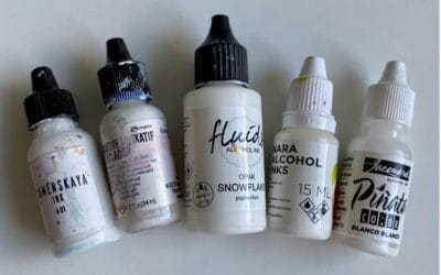 Ink Tips: How to work with white alcohol inks